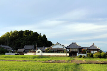Traditional house complex in a village of Asuka
