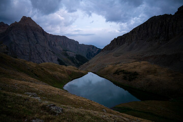 Backpacking and pack rafting in the San Juan Mountains of the Colorado Rockies in the Mount...