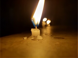 Awesome candle with light