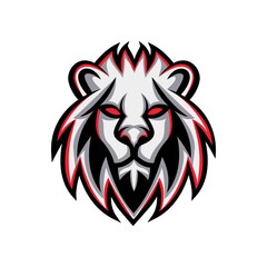 lion head mascot. lion vector gaming e-sport logo design