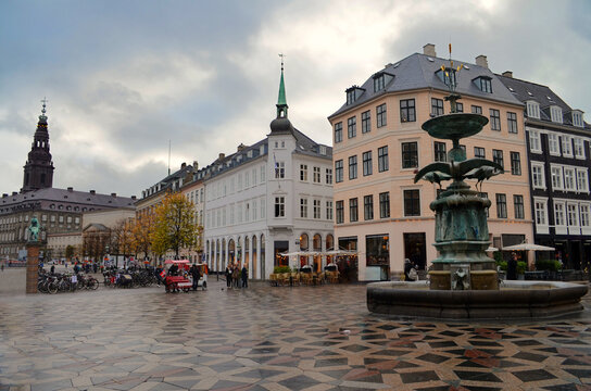 Copenhagen, Denmark - Stroget Square