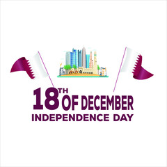 Qatar national day, Qatar independence day , december 18 th . translation: Qatar national day 18 december
