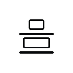 basic editing tools alignment icon