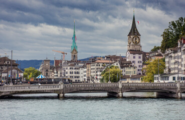 Fototapeta na wymiar Zurich Old City