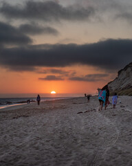 sunset at laguna beach