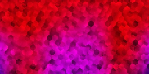 Light purple, pink vector template with abstract forms.