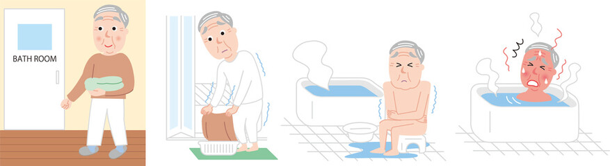 ヒートショックシニア男性セット