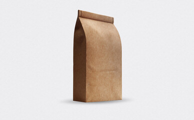 Paper Coffee Bag Mockup Design