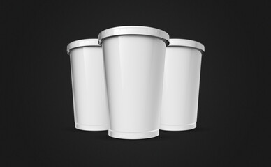 Plastic cup Mockup Rendering  Design