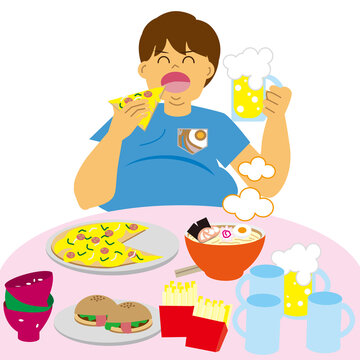 暴飲暴食 Images Browse 569 Stock Photos Vectors And Video Adobe Stock