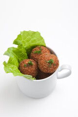 beef and tofu meatball