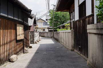 日本の古い街並み
