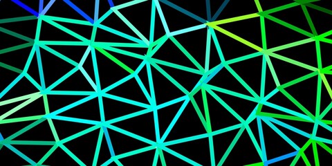 Light blue, green vector poly triangle texture.