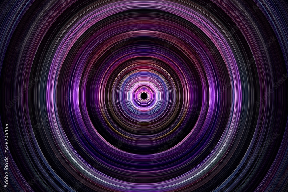 Poster abstract 3d circle illustration background with bright swirl liquid dynamic gradient vector