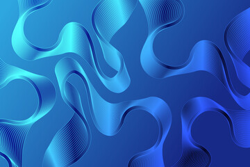 Twisted ribbon lines texture background, technological sense poster background.
