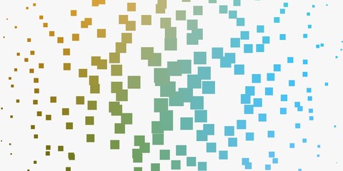 Light Blue, Green vector template with rectangles. Abstract gradient illustration with rectangles. Pattern for busines booklets, leaflets