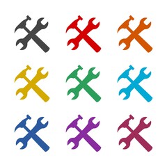 Tool button icon, color set