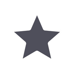Obraz premium Star colored icon. Rating symbol vector illustration