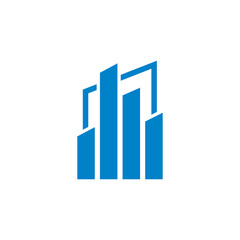 Fototapeta premium Abstract Chart Vector , Finance Logo