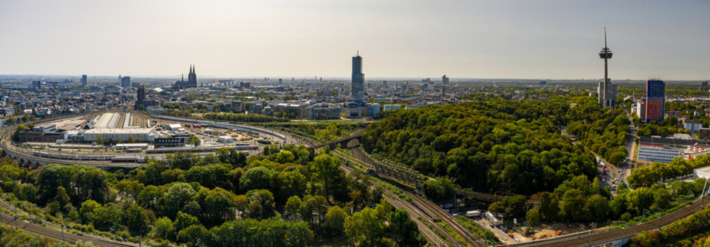 K&ouml;ln Nippes Panorama Luftbild Gigapixel Aerial