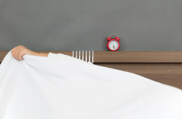 The alarm is going to wake up