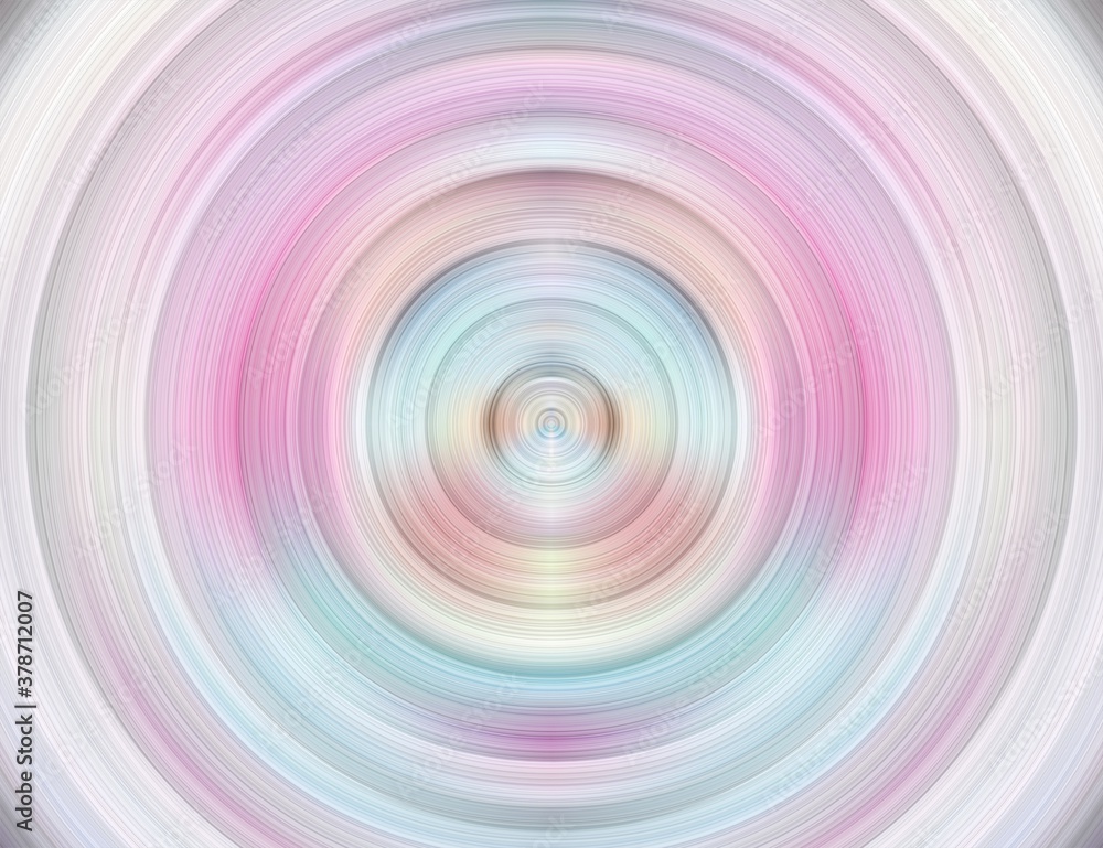 Poster motion graphic with circle art design with wave shape background
