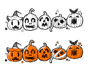 ハロウィンのカボチャ
