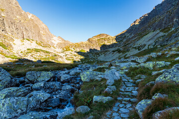 Velicka dolina valley in Vysoke Tatry mountains in Slovakia © honza28683