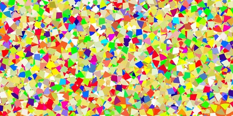 Light blue vector layout with lines, triangles.