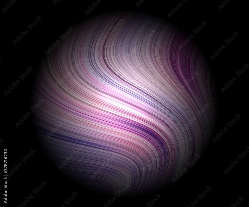 Poster modern colorful 3d abstract fluid of fantasy planet design background