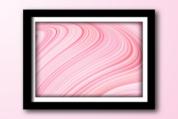 Fluid or liquid dynamic pink color abstract vector background