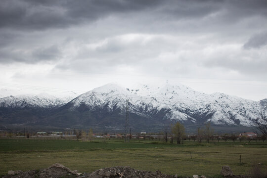 snow covered mountains munzur dağı erzincan