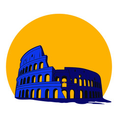 The Colosseum is the most important amphitheater and the imposing monument of ancient Rome.