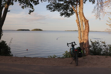 Jezioro Śniardwy, Mazury, turystyka rowerowa gravelem