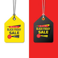Black Friday Sale Tags Design