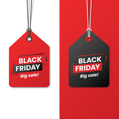 Black Friday Sale Tags Design