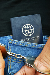 Arrested at the airport