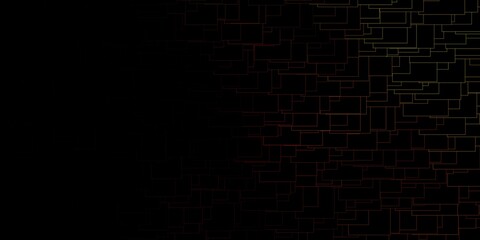 Dark Red, Yellow vector layout with lines, rectangles. Colorful illustration with gradient rectangles and squares. Template for cellphones.