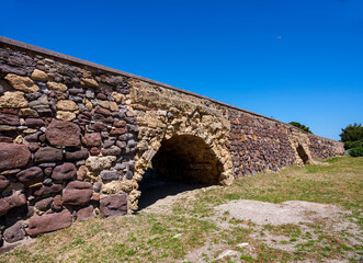 Roman bridge in Sant'Antioco in Sardinia