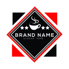 Obraz premium logo design for coffee brand