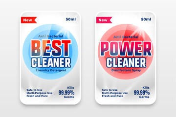 best power detergent cleaner template design