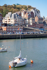 port de la ville du Tréport en Normandie