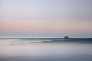 Misty valley