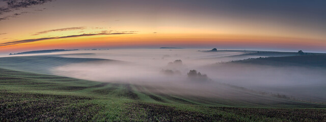 Misty valley
