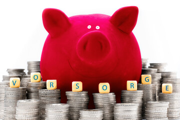 Sparschwein rot
