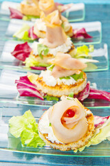 swordfish canape