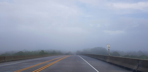 driving through the fog