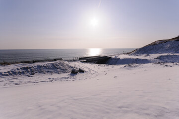 Railway bridge on Sakhalin after reconstruction