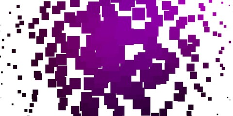 Light Pink vector pattern in square style. Abstract gradient illustration with rectangles. Modern template for your landing page.