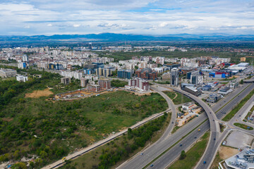 aerial view drone